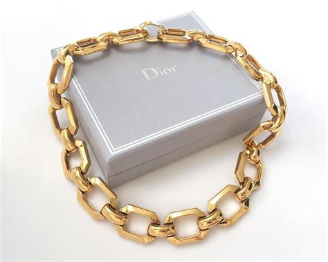 long dior necklace|vintage Dior necklace.